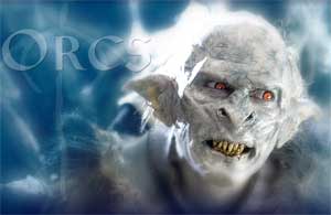 Orcs character in Lord of the Rings
